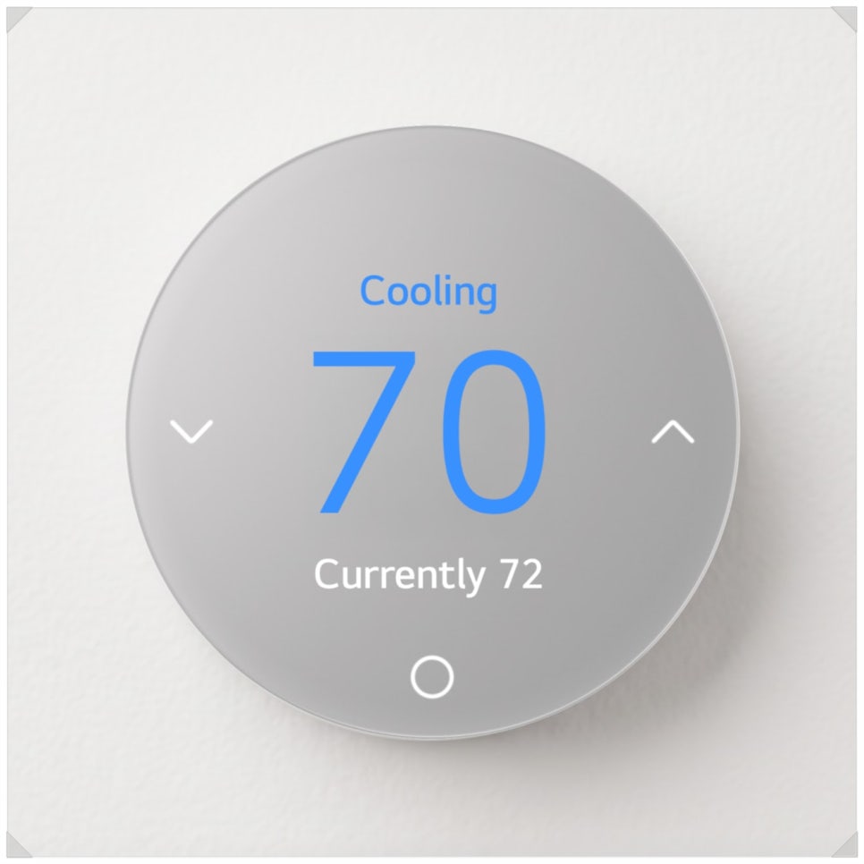 LG Smart Thermostat showing 70 degrees