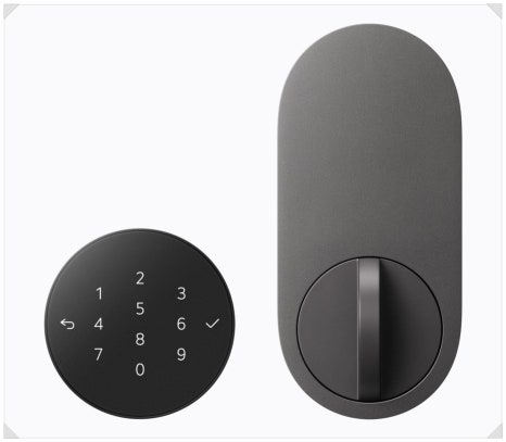 LG Smart Deadbolt Lock in Essence Graphite with PIN keypad