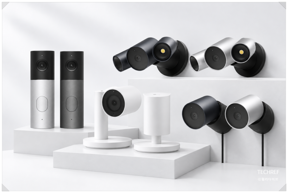 LG video doorbells, indoor, outdoor and floodlight cameras