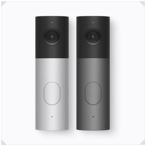 LG Video Doorbell Wired in silver and graphite